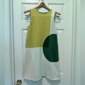 Anthropologie Moth shapeshift colorblock tunic dress